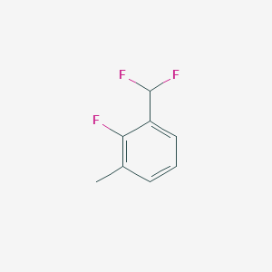 molecular formula C8H7F3 B12968649 3-(Difluoromethyl)-2-fluorotoluene CAS No. 1214367-27-7