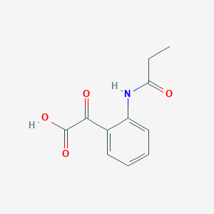 B1296869 Oxo[2-(propionylamino)phenyl]acetic acid CAS No. 352330-52-0