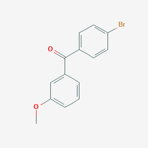 molecular formula C14H11BrO2 B129687 4-Bromo-3'-methoxybenzophenone CAS No. 151239-47-3