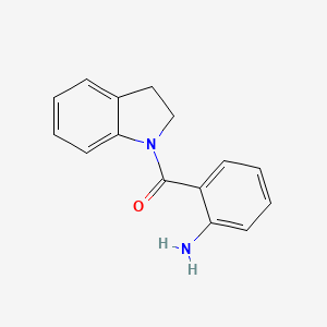 molecular formula C15H14N2O B1296870 (2-氨基苯基)(吲哚-1-基)甲苯酮 CAS No. 21859-87-0