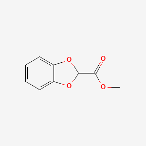 molecular formula C9H8O4 B1296877 Methyl 1,3-benzodioxole-2-carboxylate CAS No. 57984-85-7