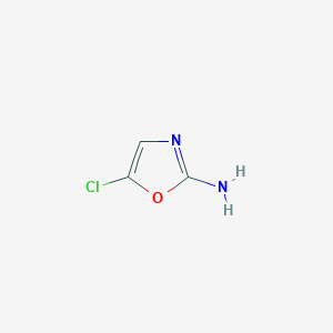 molecular formula C3H3ClN2O B12968785 5-Chlorooxazol-2-amine 