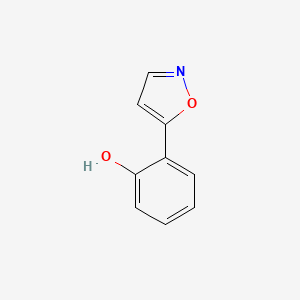 molecular formula C9H7NO2 B1296880 2-(5-Isoxazolyl)phenol CAS No. 61348-47-8
