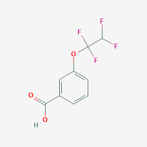 molecular formula C9H6F4O3 B1296881 3-(1,1,2,2-Tetrafluoroethoxy)benzoic acid CAS No. 70126-48-6