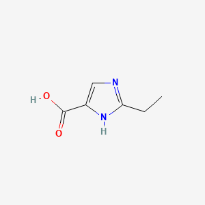 molecular formula C6H8N2O2 B1296882 2-乙基-1H-咪唑-4-羧酸 CAS No. 84255-21-0