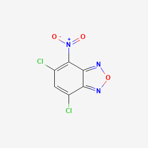 molecular formula C6HCl2N3O3 B1296884 5,7-二氯-4-硝基-2,1,3-苯并噁二唑 CAS No. 15944-78-2