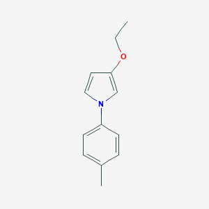molecular formula C13H15NO B129689 3-ethoxy-1-(p-tolyl)-1H-pyrrole CAS No. 141694-13-5