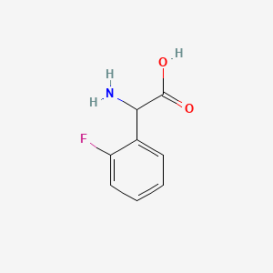 molecular formula C8H8FNO2 B1296894 2-Amino-2-(2-fluorophenyl)acetic acid CAS No. 84145-28-8