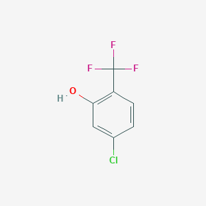 molecular formula C7H4ClF3O B012969 5-氯-2-(三氟甲基)苯酚 CAS No. 106877-35-4