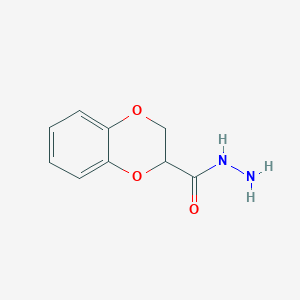 molecular formula C9H10N2O3 B1296903 2,3-Dihydro-1,4-benzodioxine-2-carbohydrazide CAS No. 90557-92-9