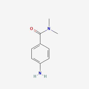 molecular formula C9H12N2O B1296905 4-Amino-N,N-dimethylbenzamide CAS No. 6331-71-1
