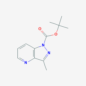 molecular formula C12H15N3O2 B12969073 tert-Butyl 3-methyl-1H-pyrazolo[4,3-b]pyridine-1-carboxylate CAS No. 194278-46-1