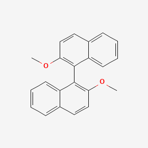 molecular formula C22H18O2 B1296908 2-Methoxy-1-(2-methoxynaphthalen-1-yl)naphthalene CAS No. 75685-01-7