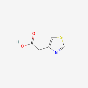 B1296911 4-Thiazoleacetic acid CAS No. 7504-44-1
