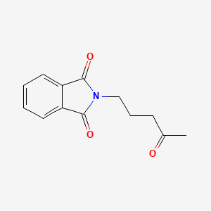 molecular formula C13H13NO3 B1296912 2-(4-氧代戊基)-1H-异吲哚-1,3(2H)-二酮 CAS No. 3197-25-9