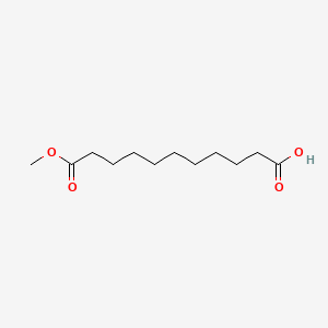 molecular formula C12H22O4 B1296915 11-Methoxy-11-oxoundecanoic acid CAS No. 3927-60-4