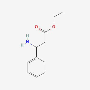 molecular formula C11H15NO2 B1296916 Ethyl 3-amino-3-phenylpropanoate CAS No. 6335-76-8
