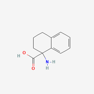 molecular formula C11H13NO2 B1296917 1-Amino-1,2,3,4-tetrahydronaphthalene-1-carboxylic acid CAS No. 6336-38-5