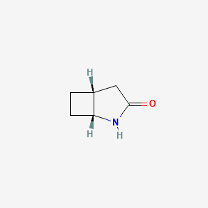 molecular formula C6H9NO B12969193 Rel-(1R,5R)-2-azabicyclo[3.2.0]heptan-3-one 
