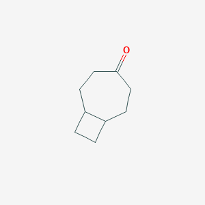 molecular formula C9H14O B12969231 Bicyclo[5.2.0]nonan-4-one 