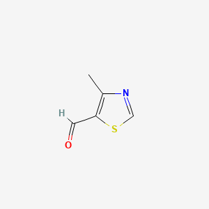 molecular formula C5H5NOS B1296927 4-甲基噻唑-5-甲醛 CAS No. 82294-70-0