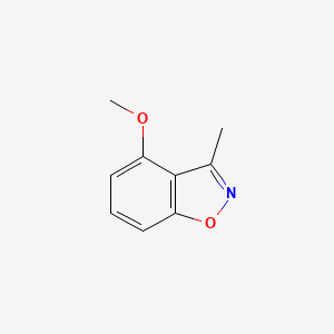 molecular formula C9H9NO2 B12969278 4-Methoxy-3-methylbenzisoxazole 