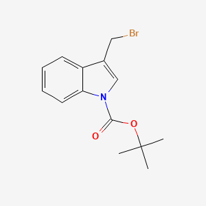 molecular formula C14H16BrNO2 B1296934 tert-Butyl 3-(bromomethyl)-1H-indole-1-carboxylate CAS No. 96551-21-2