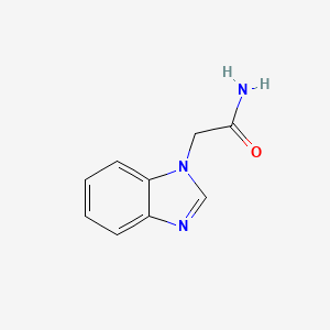 molecular formula C9H9N3O B1296942 2-(1H-Benzimidazol-1-yl)acetamide CAS No. 54980-92-6