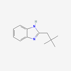 molecular formula C12H16N2 B1296946 2-(2,2-二甲基丙基)-1H-苯并咪唑 CAS No. 136670-88-7