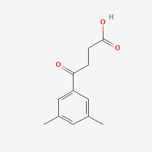 molecular formula C12H14O3 B1296952 4-(3,5-DIMETHYLPHENYL)-4-OXOBUTYRIC ACID CAS No. 36440-58-1
