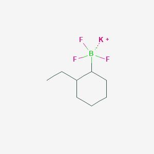 molecular formula C8H15BF3K B12969567 Potassium (2-ethylcyclohexyl)trifluoroborate 