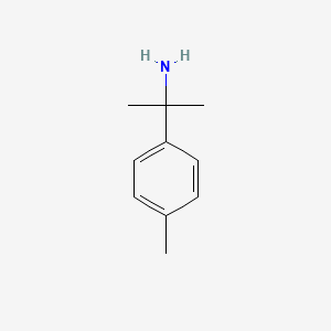 molecular formula C10H15N B1296957 2-(4-Methylphenyl)propan-2-amine CAS No. 6526-79-0