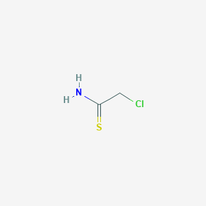 molecular formula C2H4ClNS B12969611 2-Chloroethanethioamide CAS No. 73392-36-6