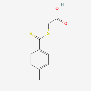 molecular formula C10H10O2S2 B1296968 Acetic acid, [[(4-methylphenyl)thioxomethyl]thio]- CAS No. 57149-19-6