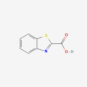 molecular formula C8H5NO2S B1296969 Benzothiazole-2-carboxylic acid CAS No. 3622-04-6