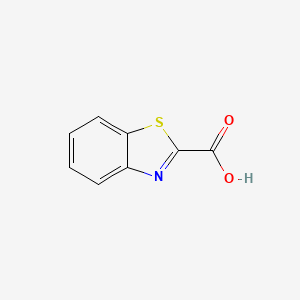 molecular formula C8H5NO2S B1296969 1,3-Benzothiazole-2-carboxylic acid CAS No. 3622-04-6