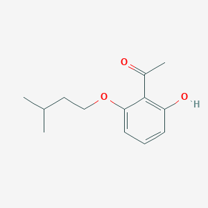 molecular formula C13H18O3 B1296976 1-(2-羟基-6-(异戊氧基)苯基)乙酮 CAS No. 249278-25-9