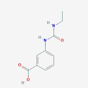 molecular formula C10H12N2O3 B1296979 3-[(Ethylamino)carbonyl]aminobenzoic acid CAS No. 23754-39-4