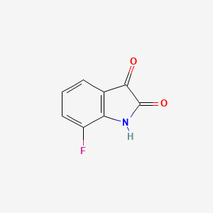 molecular formula C8H4FNO2 B1296980 7-氟吲哚酮 CAS No. 317-20-4