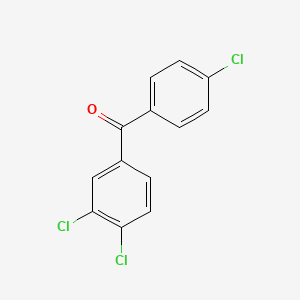 molecular formula C13H7Cl3O B1296987 3,4,4'-Trichlorobenzophenone CAS No. 33093-42-4