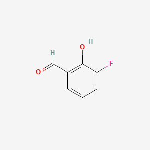 molecular formula C7H5FO2 B1296999 3-Fluorosalicylaldehyde CAS No. 394-50-3