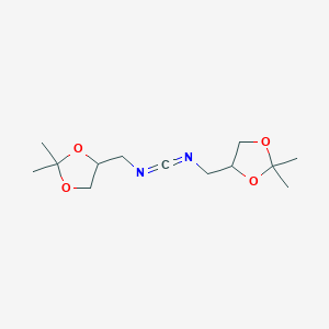 molecular formula C13H22N2O4 B129700 1,3-双(2,2-二甲基-1,3-二氧戊环-4-基甲基)碳二亚胺 CAS No. 159390-26-8