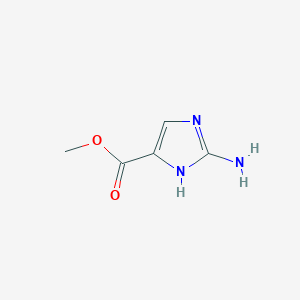 molecular formula C5H7N3O2 B1297005 Methyl 2-amino-1H-imidazole-4-carboxylate CAS No. 897920-30-8