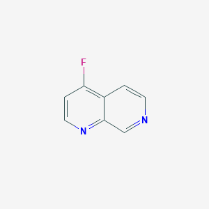 molecular formula C8H5FN2 B12970060 4-Fluoro-1,7-naphthyridine 