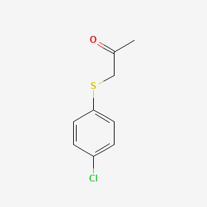 molecular formula C9H9ClOS B1297010 (4-Chlorophenylthio)acetone CAS No. 25784-83-2