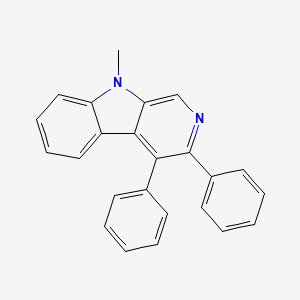 molecular formula C24H18N2 B12970137 9-Methyl-3,4-diphenyl-9H-pyrido[3,4-b]indole 