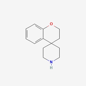 molecular formula C13H17NO B12970179 Spiro[chroman-4,4'-piperidine] 