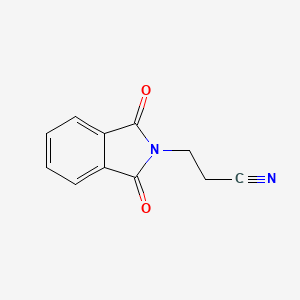 molecular formula C11H8N2O2 B1297022 N-(2-Cyanoethyl)phthalimide CAS No. 3589-45-5