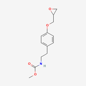 molecular formula C13H17NO4 B12970240 Methyl (4-(oxiran-2-ylmethoxy)phenethyl)carbamate 