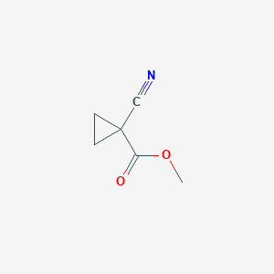 molecular formula C6H7NO2 B1297027 Methyl 1-cyanocyclopropanecarboxylate CAS No. 6914-73-4